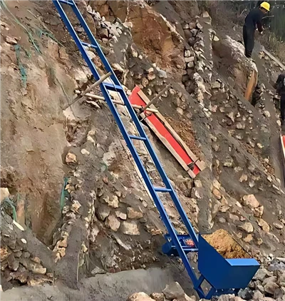 Ťažký svahový materiál zdvih
